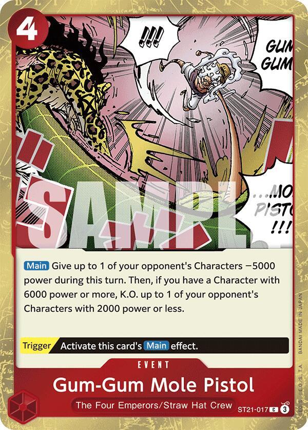 Gum-Gum Mole Pistol ST21-017 – Starter Deck EX: Gear 5 | One Piece TCG