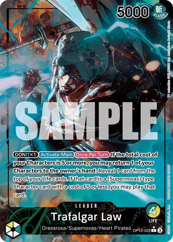Trafalgar Law Alternate Art OP10-022 – Royal Blood | One Piece TCG