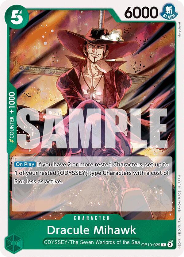 Dracule Mihawk OP10-029 – Royal Blood | One Piece TCG