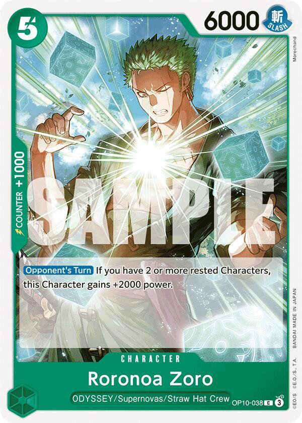 Roronoa Zoro OP10-038 – Royal Blood | One Piece TCG