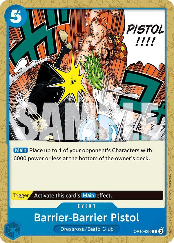 Barrier-Barrier Pistol OP10-060 – Royal Blood | One Piece TCG