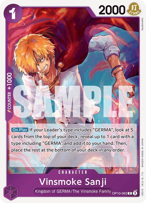 Vinsmoke Sanji OP10-063 – Royal Blood | One Piece TCG