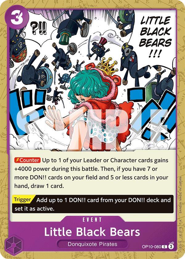 Little Black Bears OP10-080 – Royal Blood | One Piece TCG