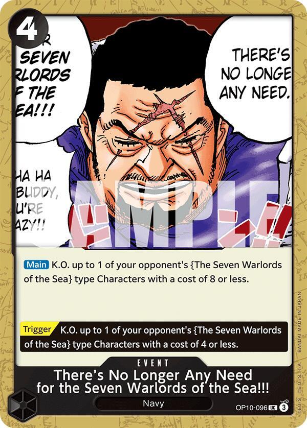 There's No Longer Any Need for the Seven Warlords of the Sea!!! OP10-096 – Royal Blood | One Piece TCG