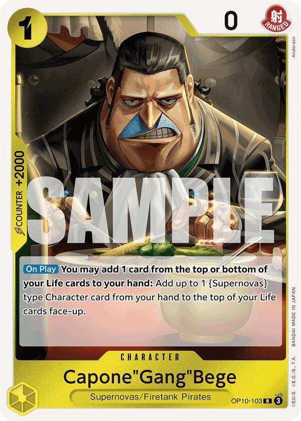 Capone"Gang"Bege OP10-103 – Royal Blood | One Piece TCG
