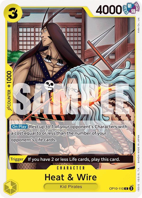 Heat & Wire OP10-110 – Royal Blood | One Piece TCG