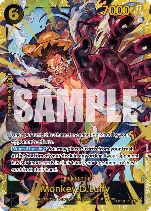 Monkey.D.Luffy OP10-118 – Royal Blood | One Piece TCG