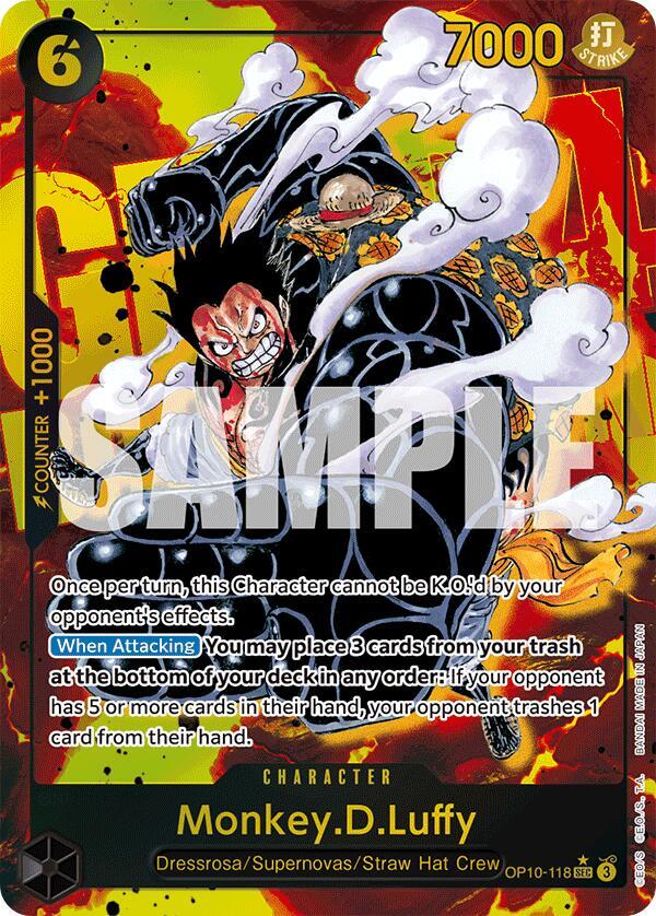 Monkey.D.Luffy Alternate Art OP10-118 – Royal Blood | One Piece TCG