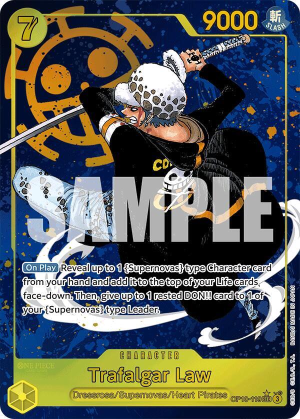 Trafalgar Law Alternate Art OP10-119 – Royal Blood | One Piece TCG