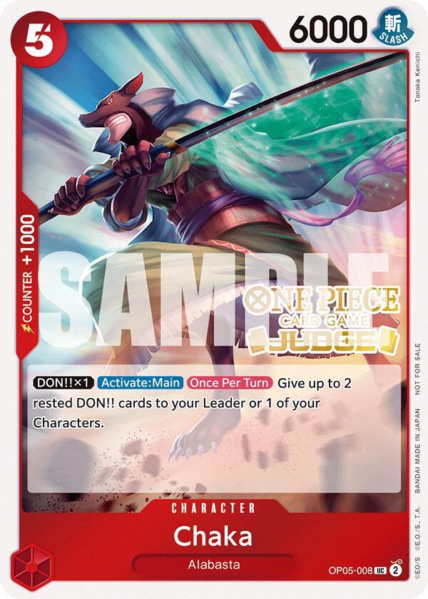 Chaka Judge Pack Vol. 5 OP05-008 | One Piece TCG