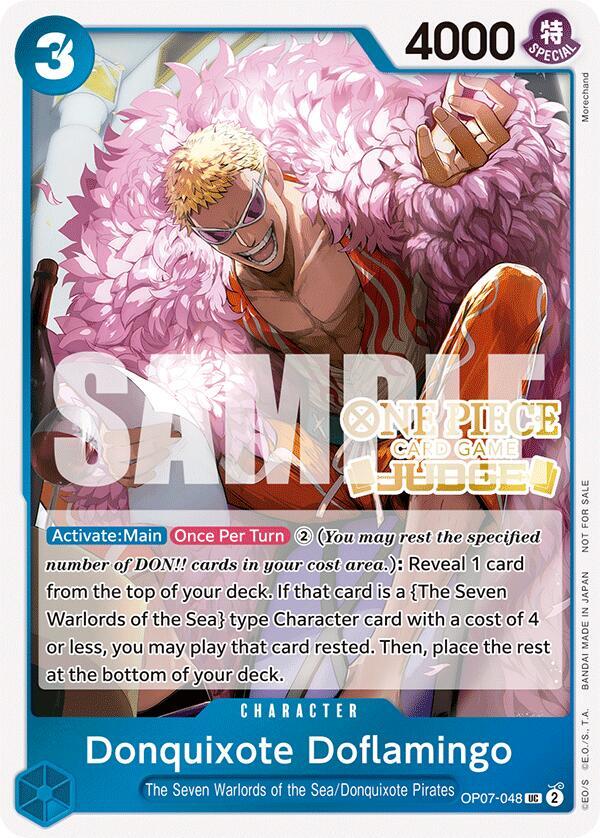Donquixote Doflamingo Judge Pack Vol. 5 OP07-048 | One Piece TCG