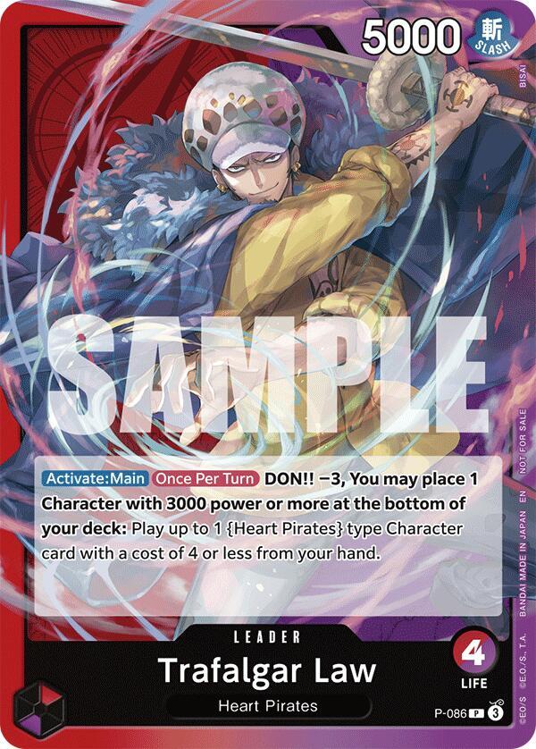 Trafalgar Law OP10 Release Event P-086 | One Piece TCG