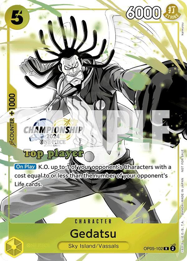 Gedatsu Championship 2024 Top Player Pack Vol. 2 OP05-102 | One Piece TCG