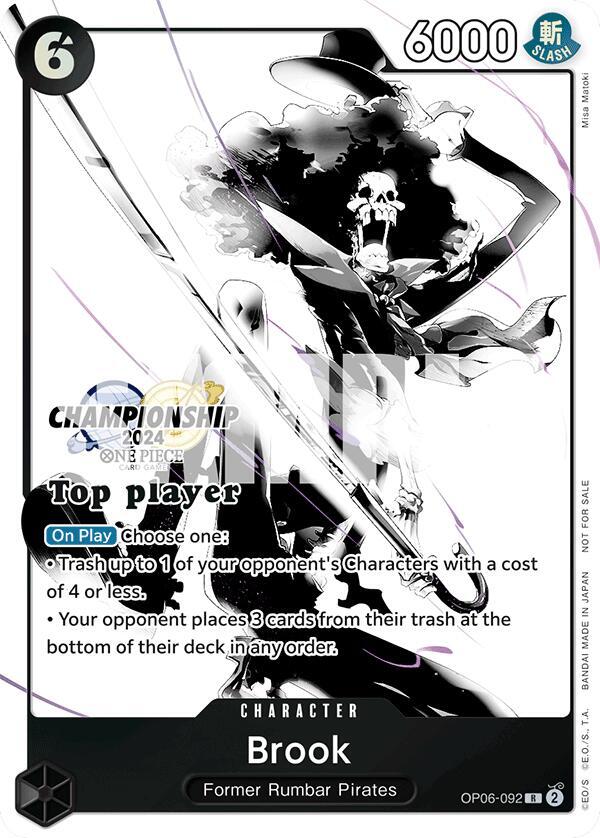 Brook Championship 2024 Top Player Pack Vol. 2 OP06-092 | One Piece TCG
