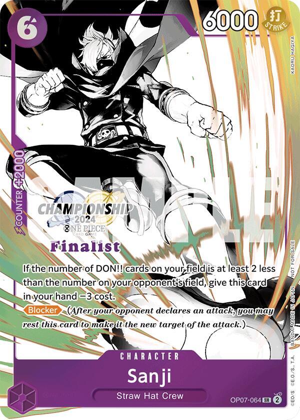 Sanji Championship 2024 Finalist Card Set Vol. 2 OP07-064 | One Piece TCG