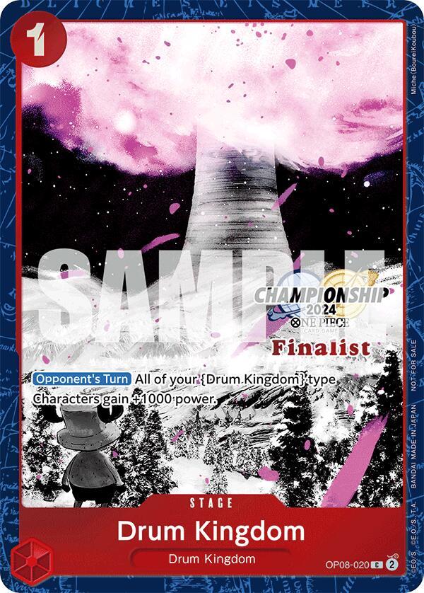 Drum Kingdom Championship 2024 Finalist Card Set Vol. 2 OP08-020 | One Piece TCG