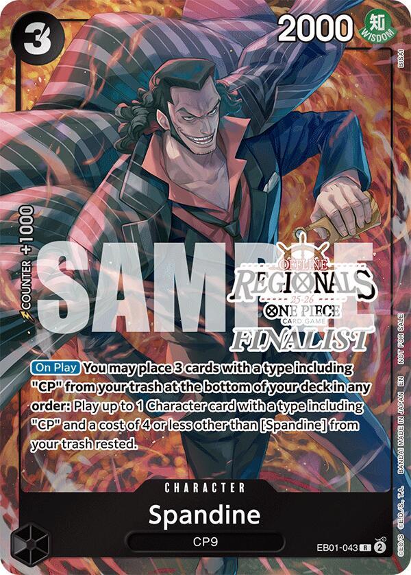 Spandine Offline Regional Finalist Card Set 2025 Vol.1 EB01-043 | One Piece TCG