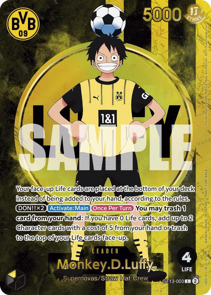 Monkey.D.Luffy BVB x One Piece Campaign ST13-003 | One Piece TCG