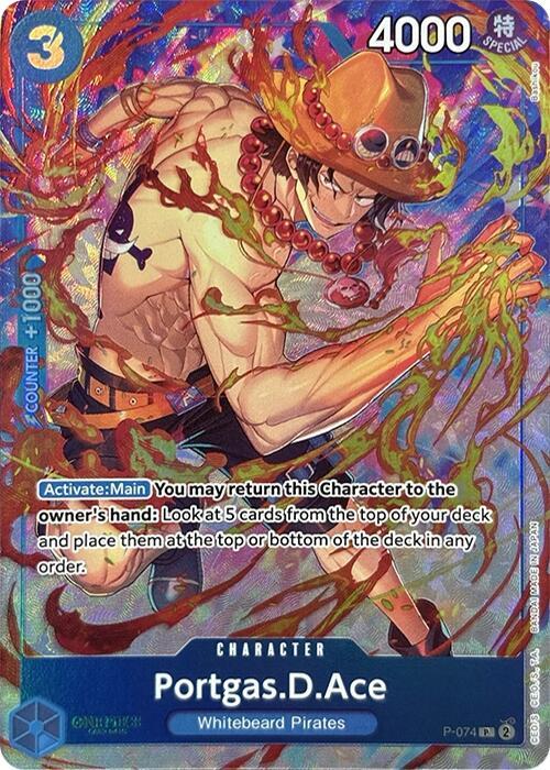 Portgas.D.Ace Premium Card Collection -Best Selection Vol. 3- P-074 | One Piece TCG