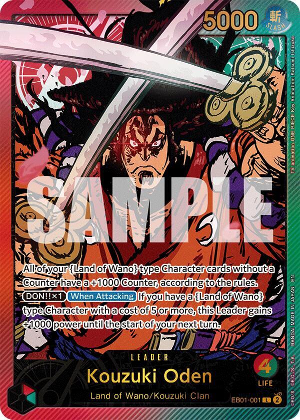 Kouzuki Oden SP EB01-001 – Anime 25th Collection | One Piece TCG