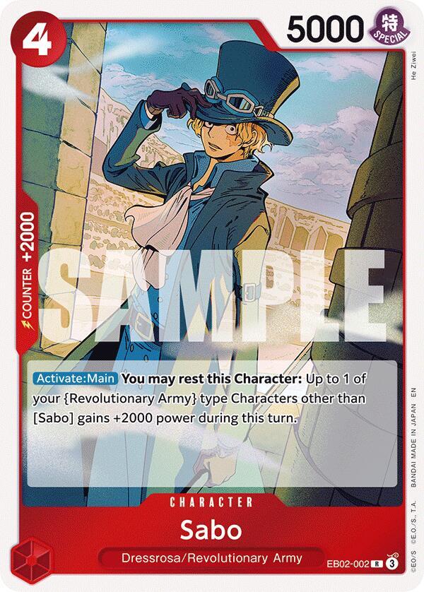 Sabo EB02-002 – Anime 25th Collection | One Piece TCG