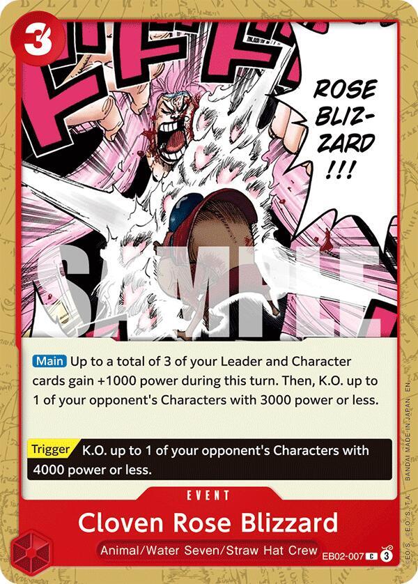 Cloven Rose Blizzard EB02-007 – Anime 25th Collection | One Piece TCG