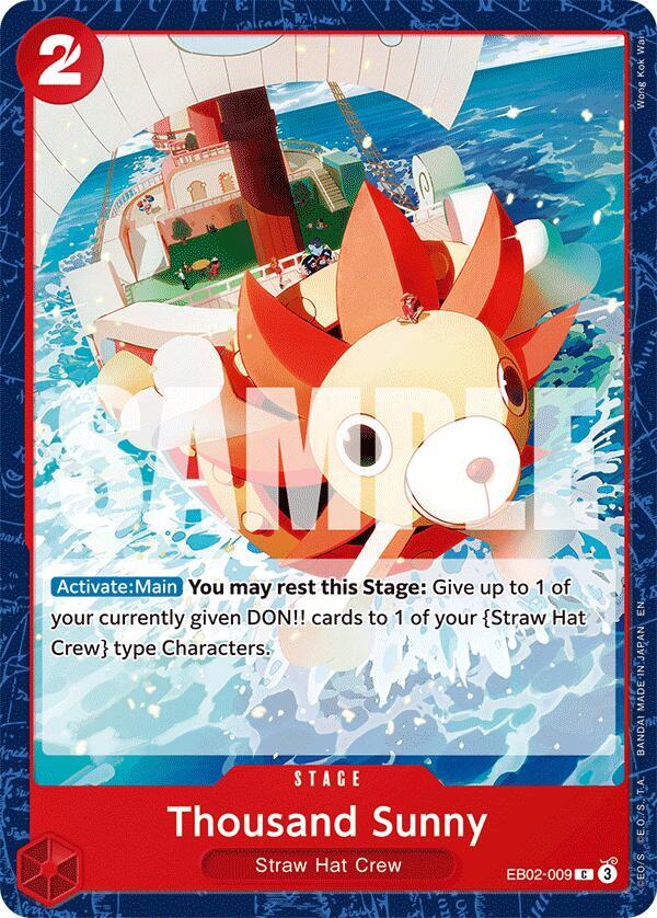 Thousand Sunny EB02-009 – Anime 25th Collection | One Piece TCG