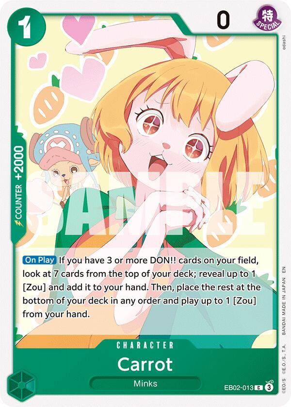 Carrot EB02-013 – Anime 25th Collection | One Piece TCG