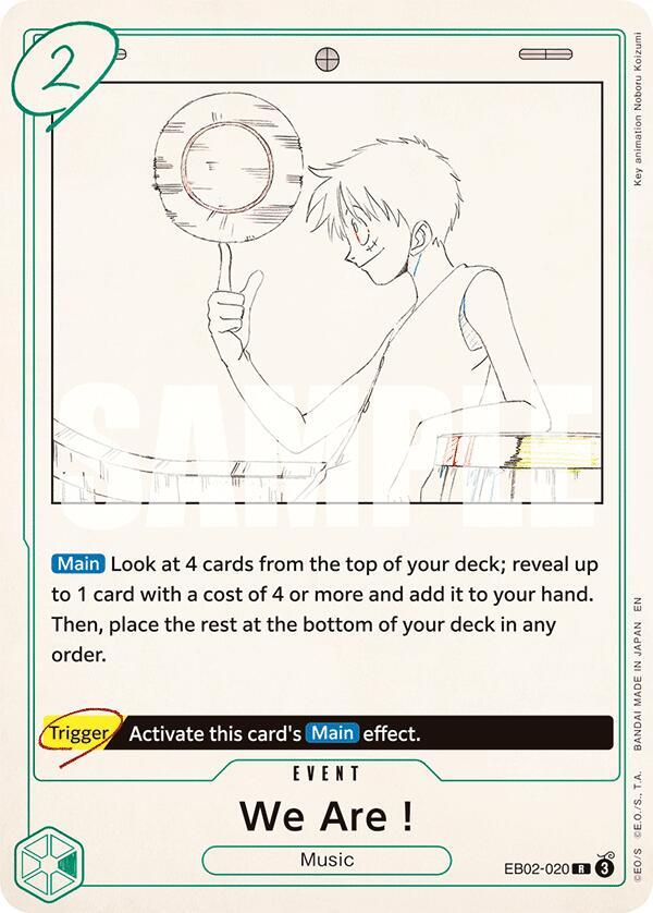 We Are! EB02-020 – Anime 25th Collection | One Piece TCG