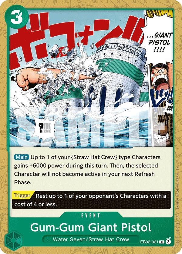 Gum-Gum Giant Pistol EB02-021 – Anime 25th Collection | One Piece TCG