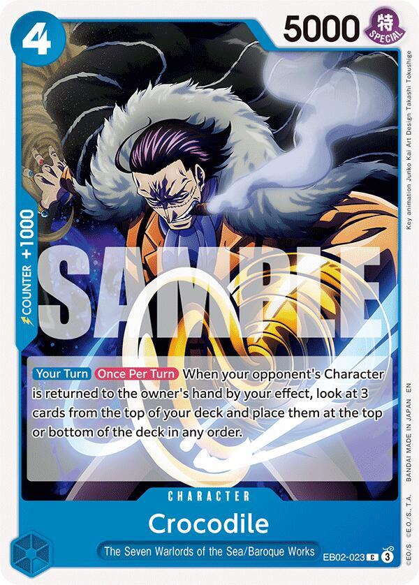 Crocodile EB02-023 – Anime 25th Collection | One Piece TCG