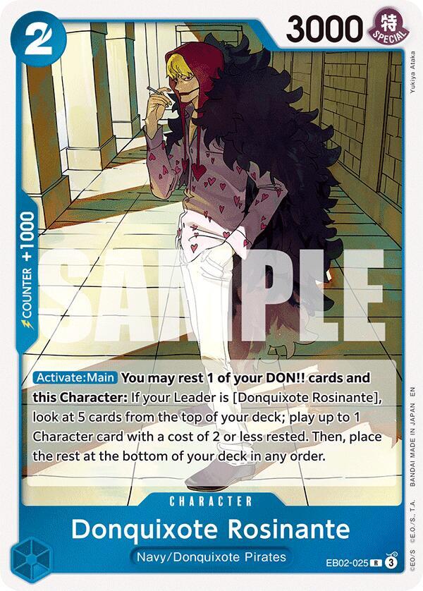 Donquixote Rosinante EB02-025 – Anime 25th Collection | One Piece TCG