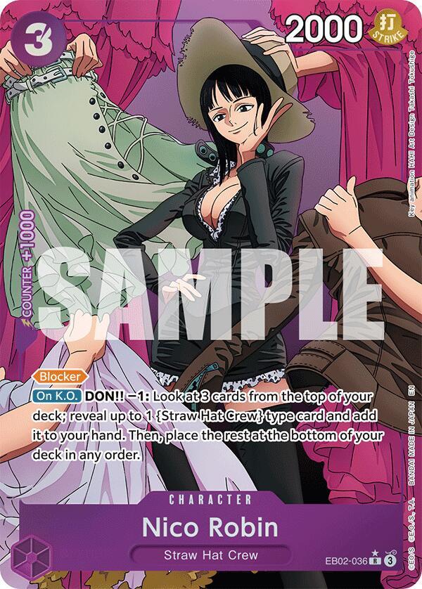 Nico Robin Alternate Art EB02-036 – Anime 25th Collection | One Piece TCG