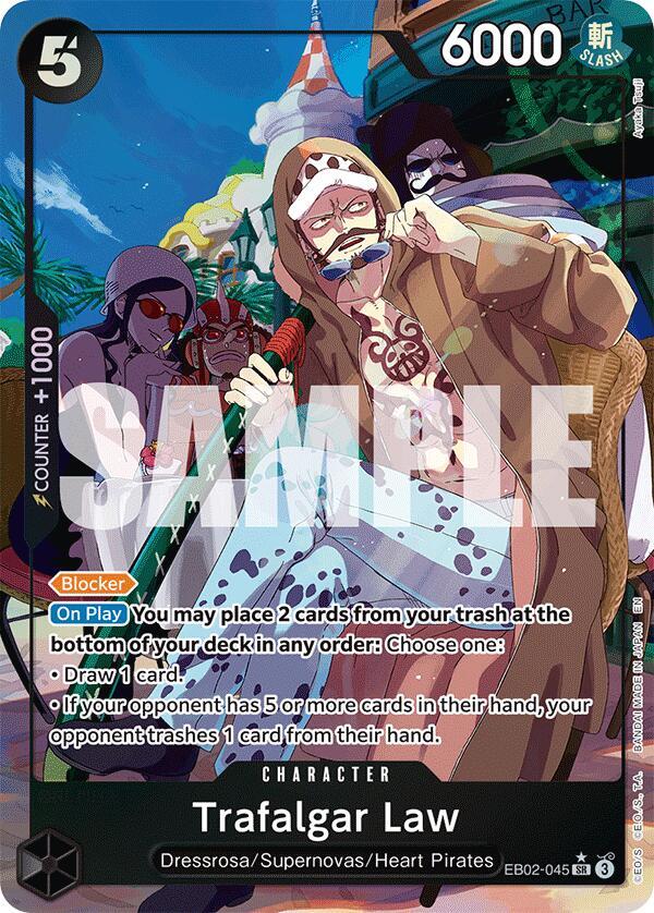 Trafalgar Law Alternate Art EB02-045 – Anime 25th Collection | One Piece TCG