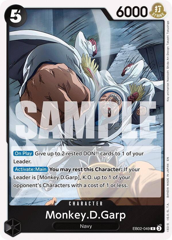 Monkey.D.Garp EB02-049 – Anime 25th Collection | One Piece TCG