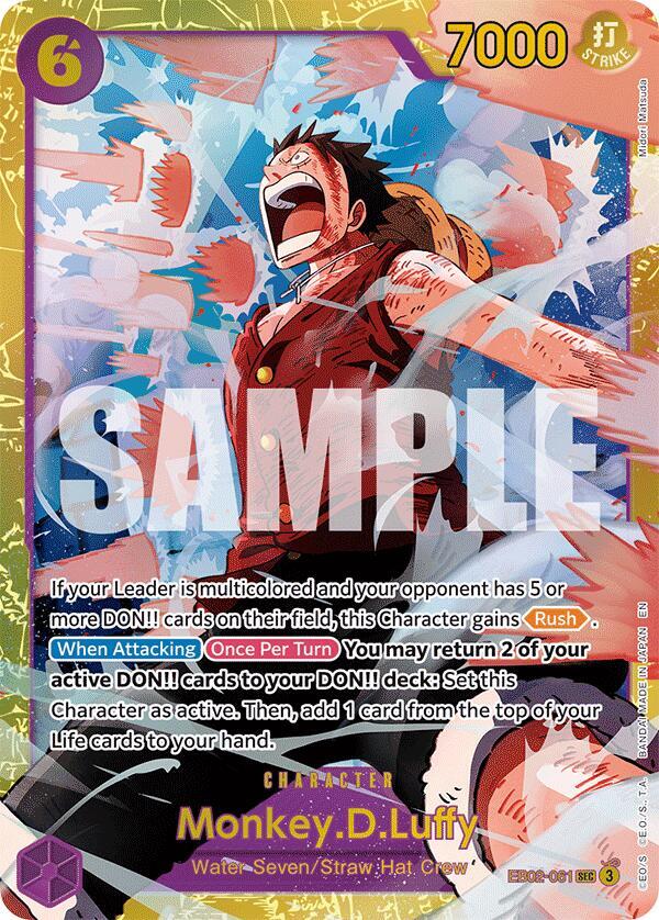 Monkey.D.Luffy EB02-061 – Anime 25th Collection | One Piece TCG