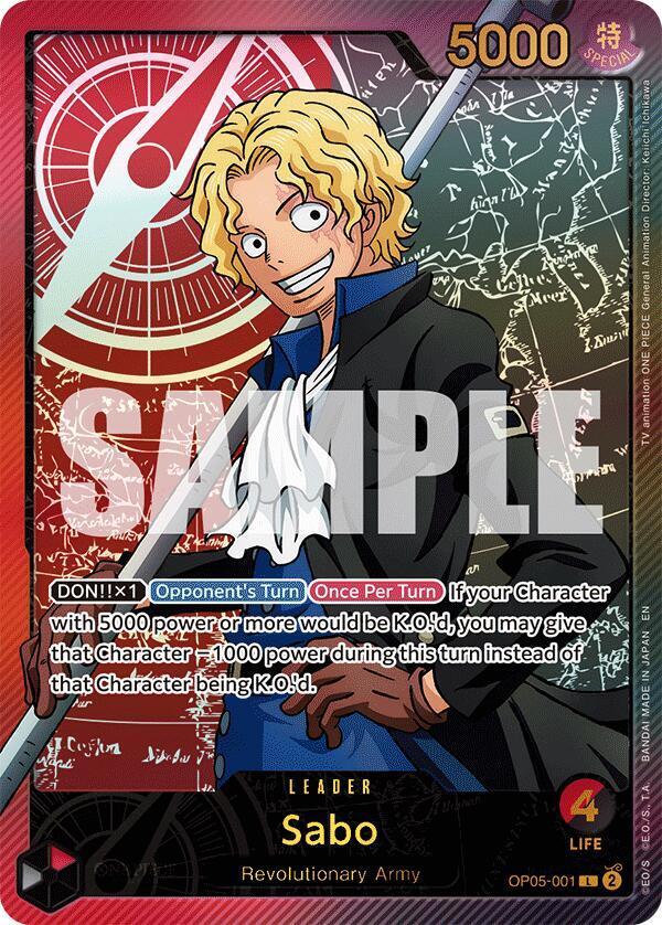 Sabo SP OP05-001 – Anime 25th Collection | One Piece TCG
