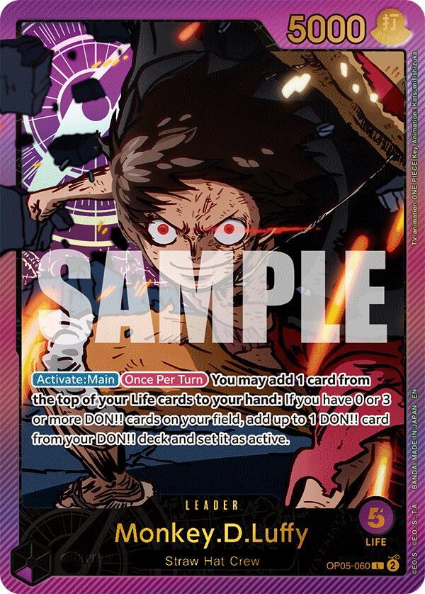 Monkey.D.Luffy SP OP05-060 – Anime 25th Collection | One Piece TCG