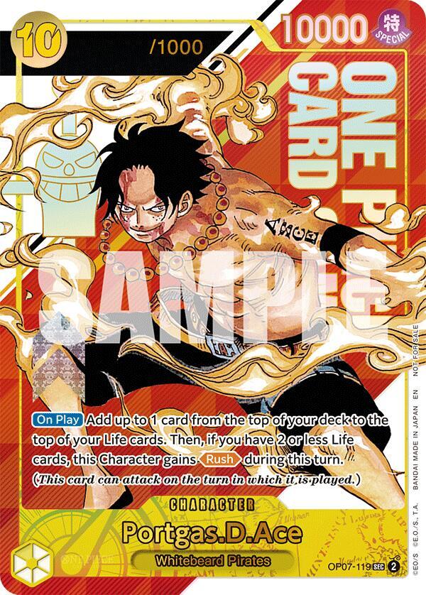 Portgas.D.Ace Flagship Battle 2024 Serialized Top Prize OP07-119 | One Piece TCG