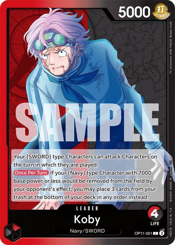 Koby OP11-001 – A Fist of Divine Speed | One Piece TCG