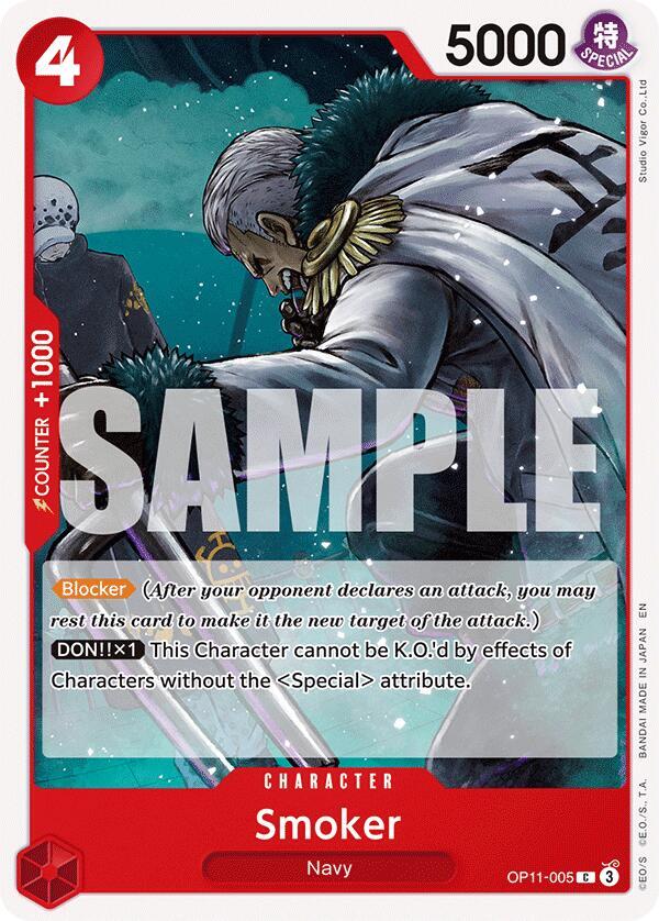 Smoker OP11-005 – A Fist of Divine Speed | One Piece TCG