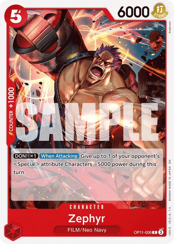 Zephyr OP11-006 – A Fist of Divine Speed | One Piece TCG