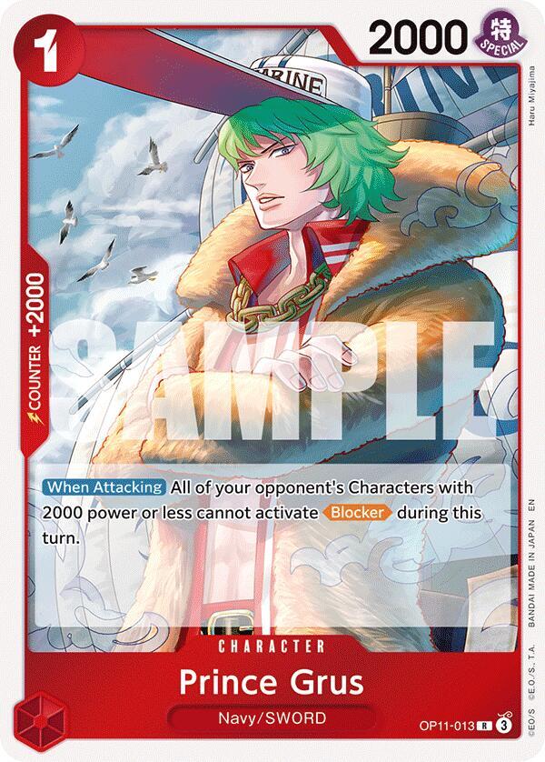 Prince Grus OP11-013 – A Fist of Divine Speed | One Piece TCG