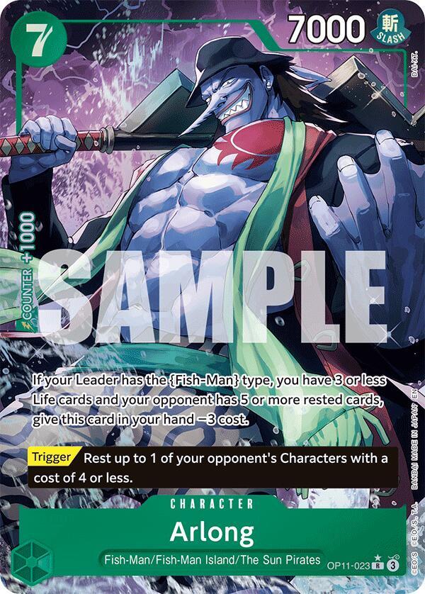 Arlong Alternate Art OP11-023 – A Fist of Divine Speed | One Piece TCG