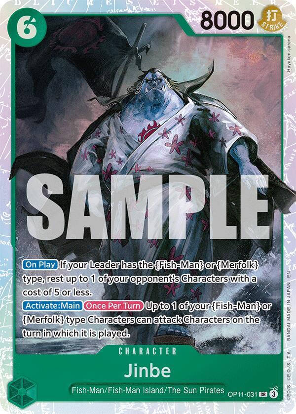 Jinbe OP11-031 – A Fist of Divine Speed | One Piece TCG