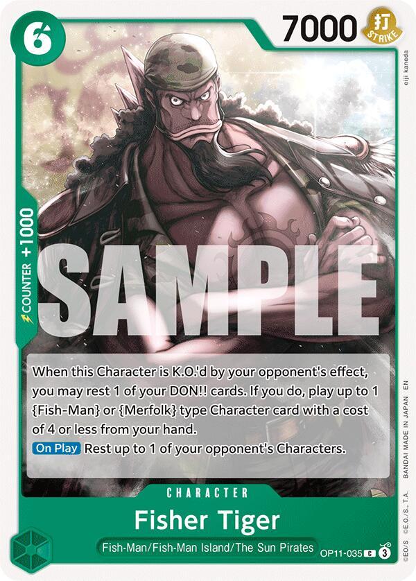 Fisher Tiger OP11-035 – A Fist of Divine Speed | One Piece TCG