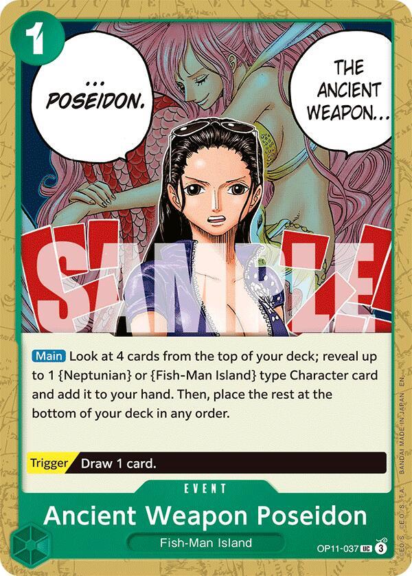 Ancient Weapon Poseidon OP11-037 – A Fist of Divine Speed | One Piece TCG