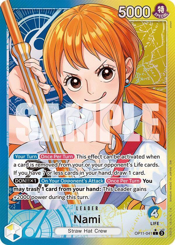 Nami Alternate Art OP11-041 – A Fist of Divine Speed | One Piece TCG