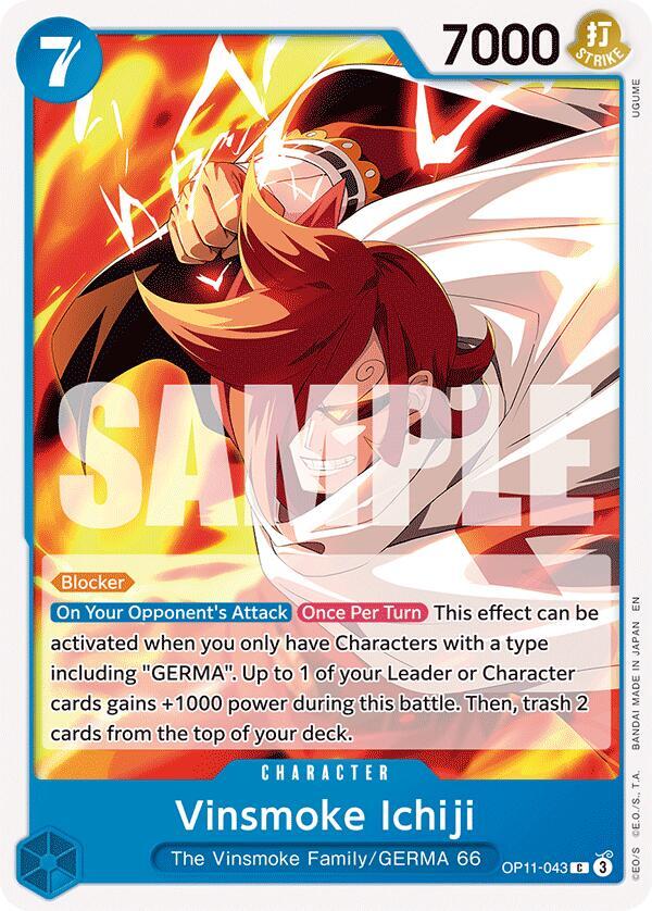 Vinsmoke Ichiji OP11-043 – A Fist of Divine Speed | One Piece TCG