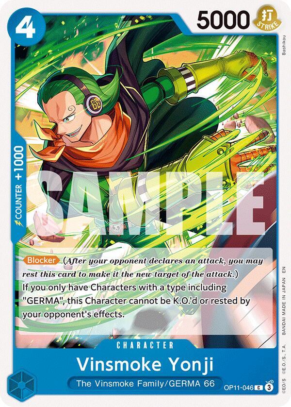 Vinsmoke Yonji OP11-046 – A Fist of Divine Speed | One Piece TCG